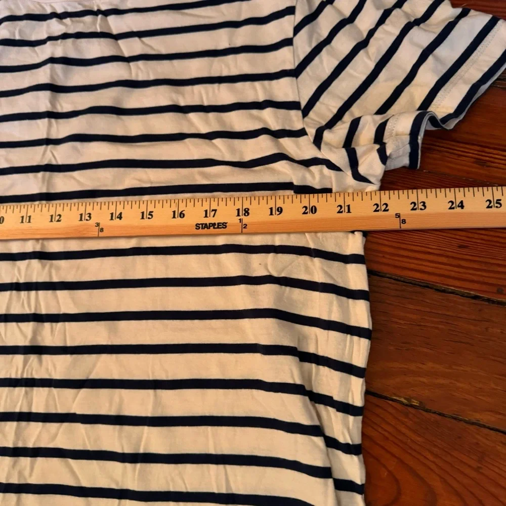 J. Crew Mercantile Broken In Slim T Shirt Striped Size XL